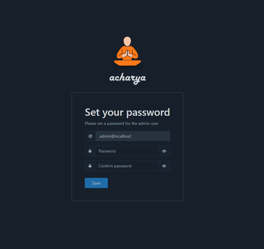Create a new user Create a new user